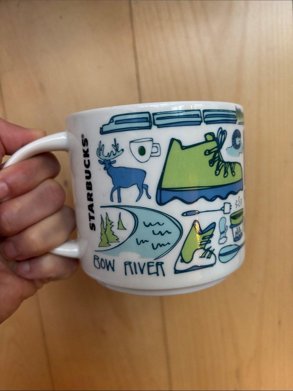 2019 Starbucks Been There Series Banff Ceramic Mug, 14 Oz